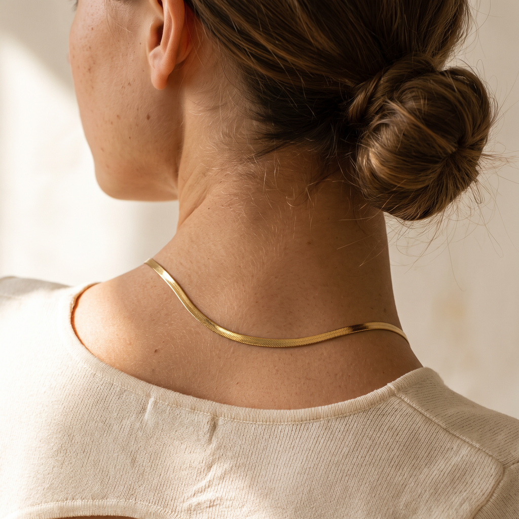 Snake Chain | Herringbone Necklace