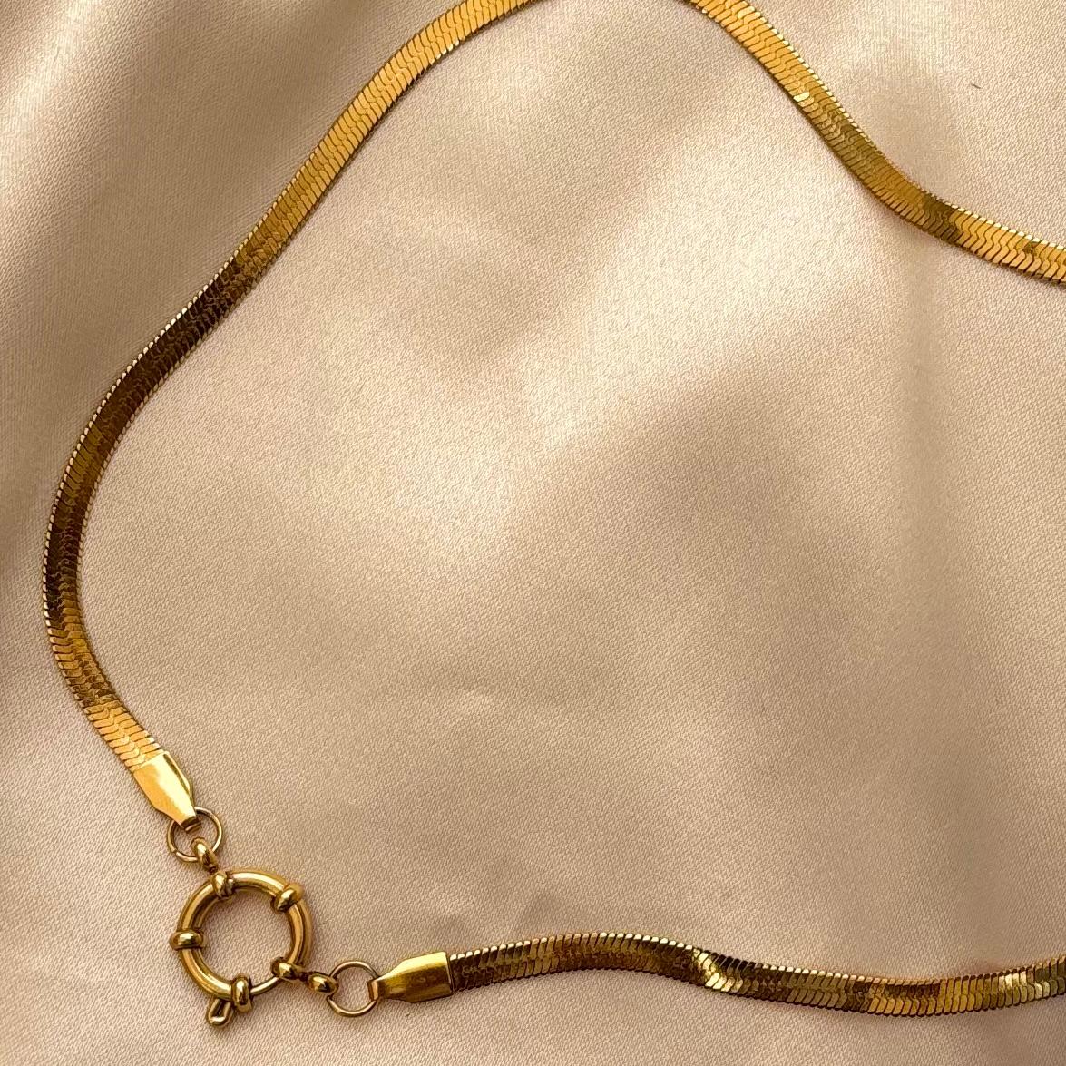 Serena Herringbone Necklace