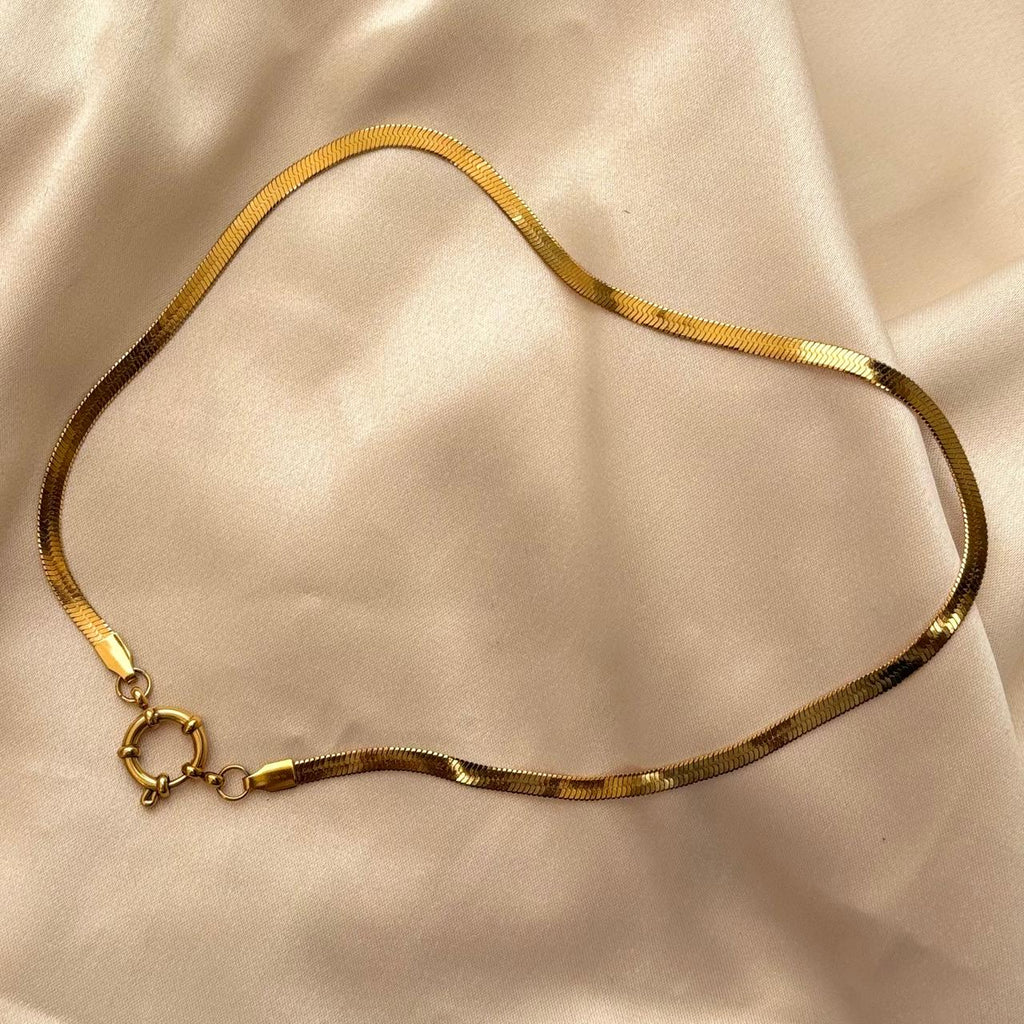 Serena Herringbone Necklace