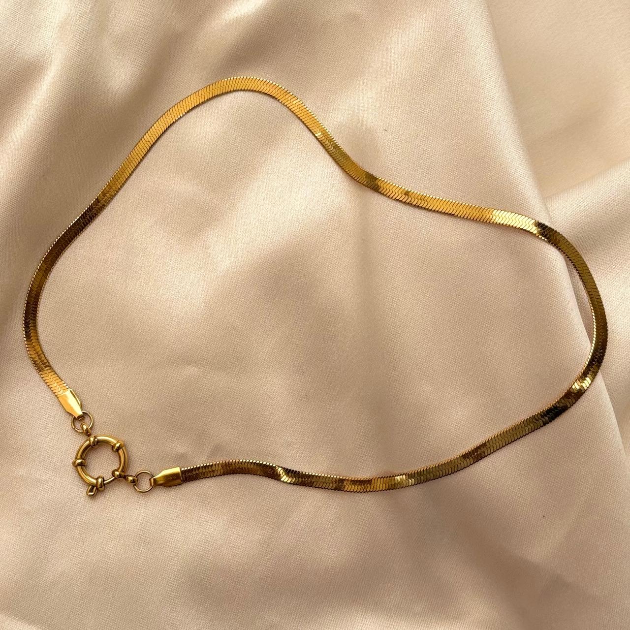 Serena Herringbone Necklace